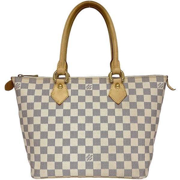 f 19038 1 Louis Vuitton Saleya PM Tote Bag Damier Azur Gray