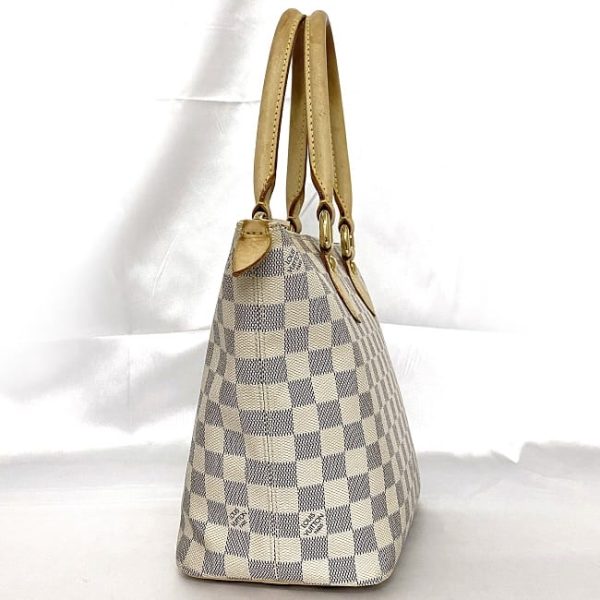 f 19038 2 Louis Vuitton Saleya PM Tote Bag Damier Azur Gray