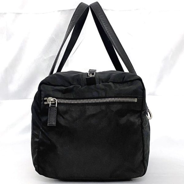 f 19139 2 Prada Mini Boston Bag Tesuto Saffiano Black