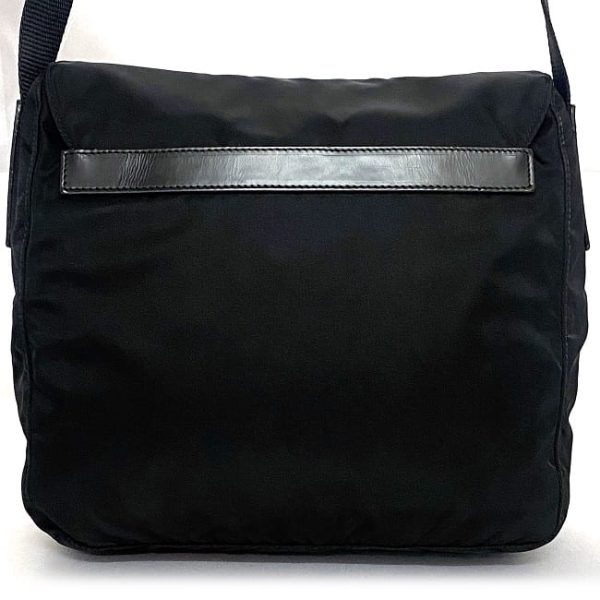 f 19140 4 Prada Shoulder Testuto Messenger Bag Black Nero