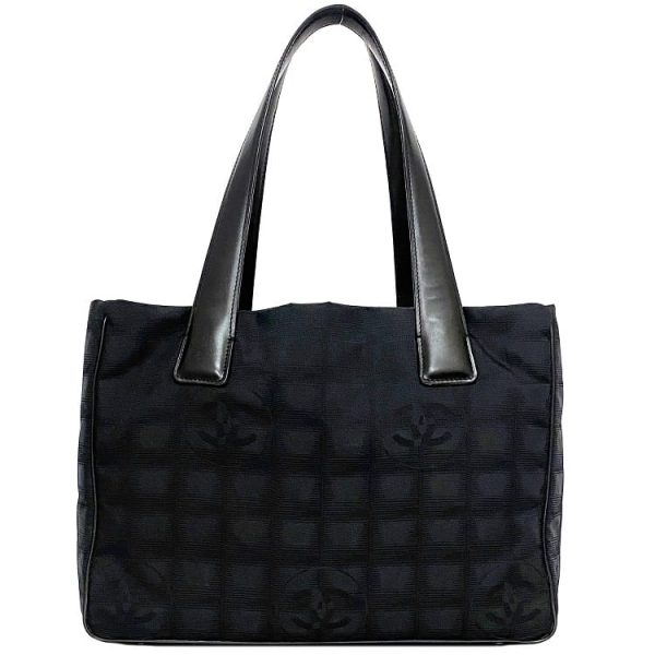 f 19158 1 Chanel Tote Bag Nylon Black