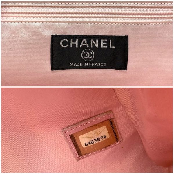 f 19390 9 Chanel Tote Bag Satin Purple