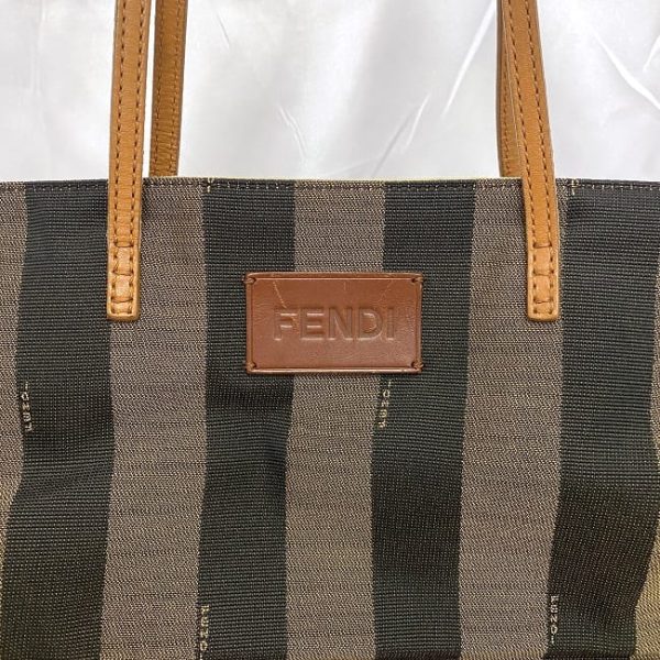 f 19451 7 Fendi Tote Bag Nylon Khaki