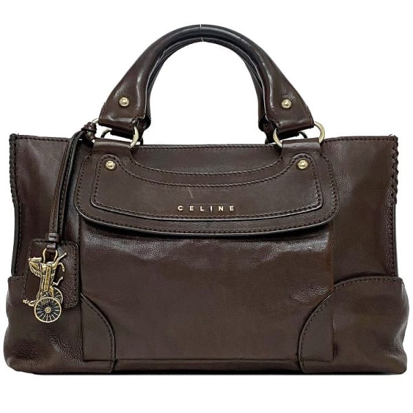 f 19458 1 Celine Handbag Boogie Bag Brown