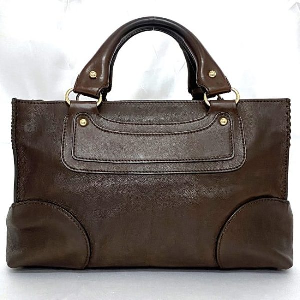 f 19458 3 Celine Handbag Boogie Bag Brown