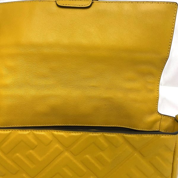 f 19552 8 Fendi 2way Mamma Bucket Bag Leather Yellow