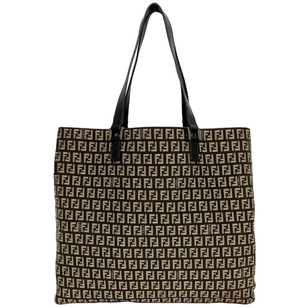 f 19566 1 Fendi Tote Bag Canvas Brown