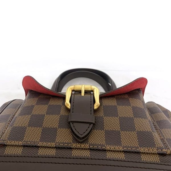 f 19657 4 Louis Vuitton Knightsbridge Handbag Damier Ebene Brown