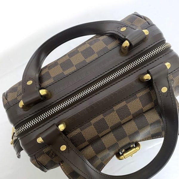 f 19657 5 Louis Vuitton Knightsbridge Handbag Damier Ebene Brown