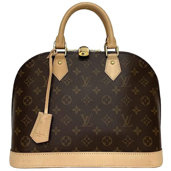 f 19672 1 Louis Vuitton Alma PM Handbag Monogram Brown