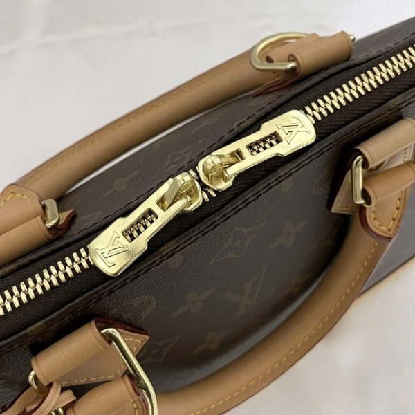 f 19672 5 Louis Vuitton Alma PM Handbag Monogram Brown