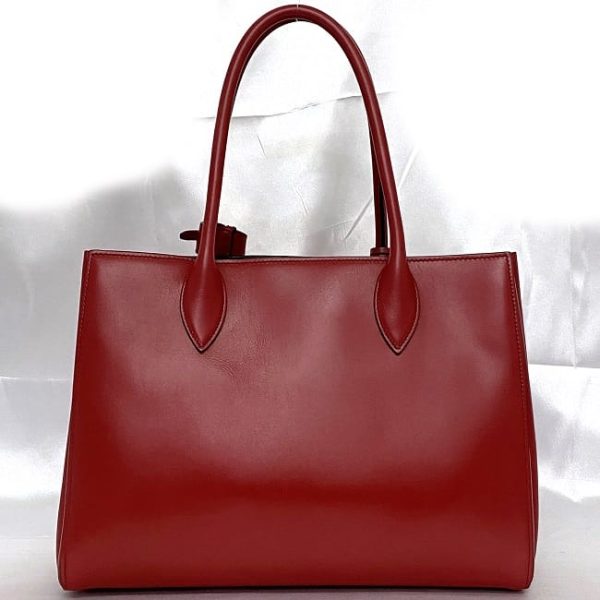 f 19688 4 Prada Shoulder Bag Leather Red