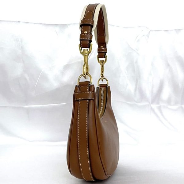 f 19943 2 Celine Semi Shoulder Bag Medium Brown