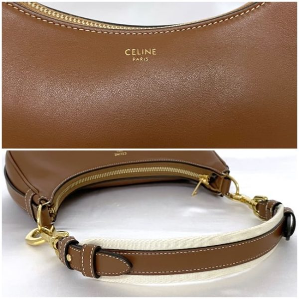 f 19943 9 Celine Semi Shoulder Bag Medium Brown