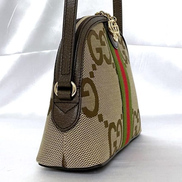 f 19987 2 Gucci Shoulder Bag GG Canvas Beige