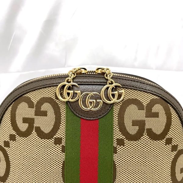 f 19987 6 Gucci Shoulder Bag GG Canvas Beige