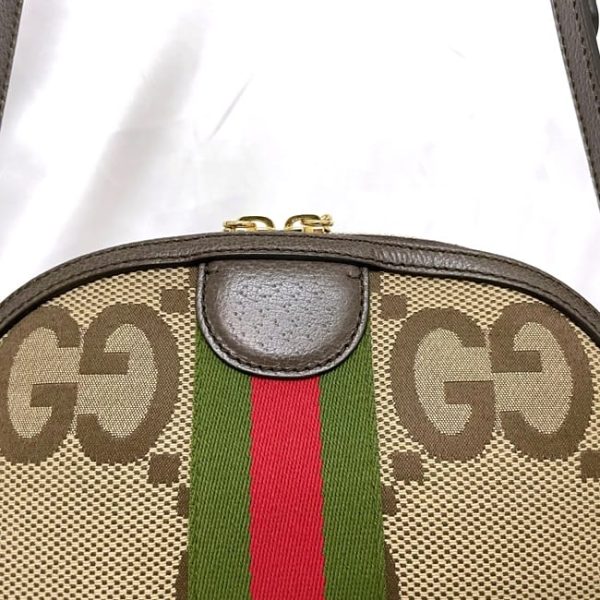 f 19987 7 Gucci Shoulder Bag GG Canvas Beige