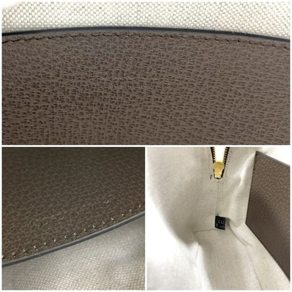 f 19987 8 Gucci Shoulder Bag GG Canvas Beige