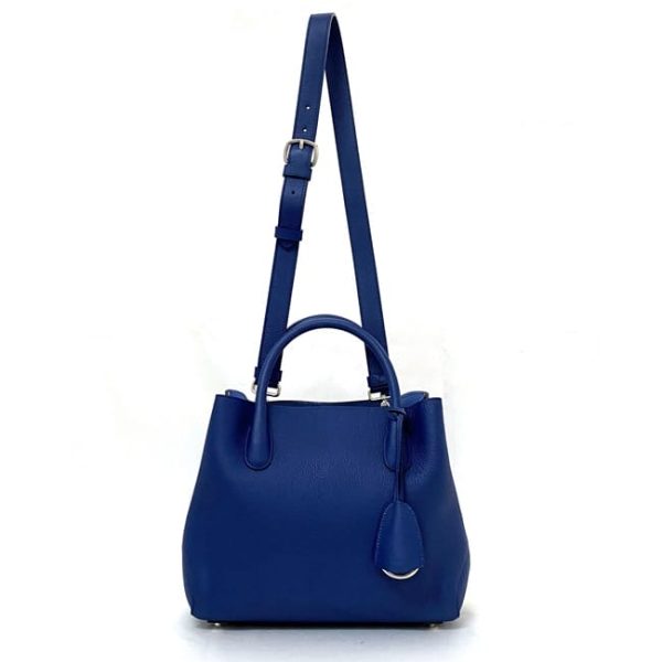 f 20162 4 Christian Dior Tote Bag with Shoulder Logo Blue