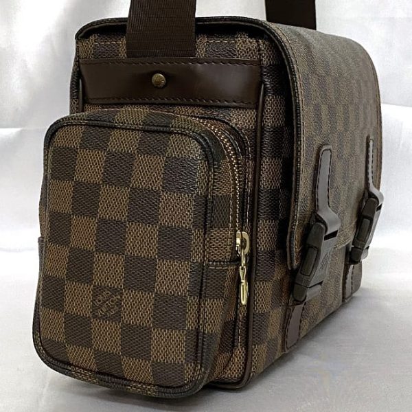 f 20186 3 Louis Vuitton Reporter Melville Messenger Bag Damier Graphite