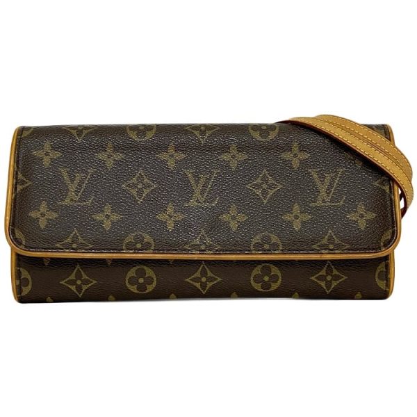 f 20271 1 Louis Vuitton Pochette Twin GM Shoulder Bag Monogram Brown