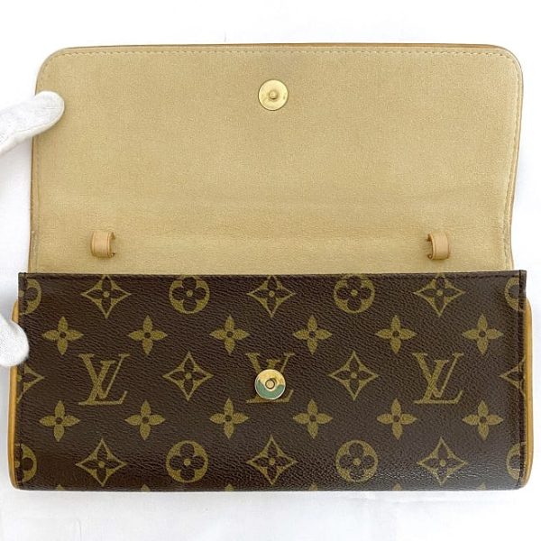 f 20271 5 Louis Vuitton Pochette Twin GM Shoulder Bag Monogram Brown