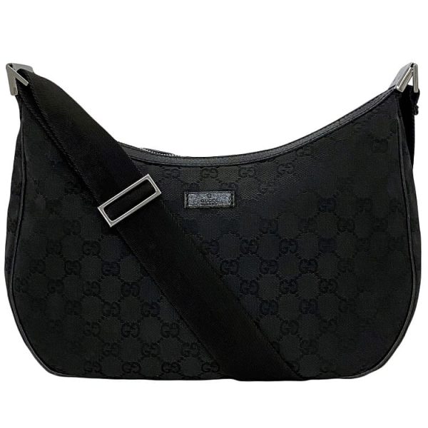 f 20295 1 Gucci Shoulder Bag Canvas Black