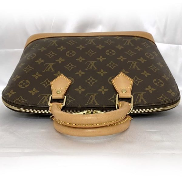 f 20364 5 Louis Vuitton Alma PM Handbag Monogram Brown