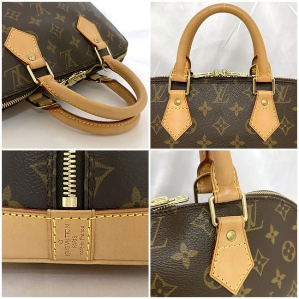 f 20364 8 Louis Vuitton Alma PM Handbag Monogram Brown