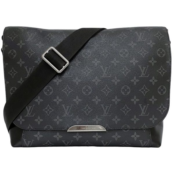 f 20385 1 Louis Vuitton Explorer MM Messenger Bag Monogram Eclipse Black