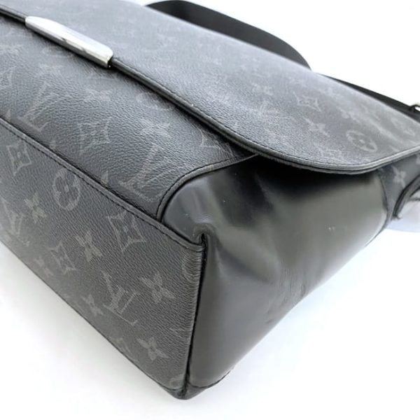 f 20385 5 Louis Vuitton Explorer MM Messenger Bag Monogram Eclipse Black