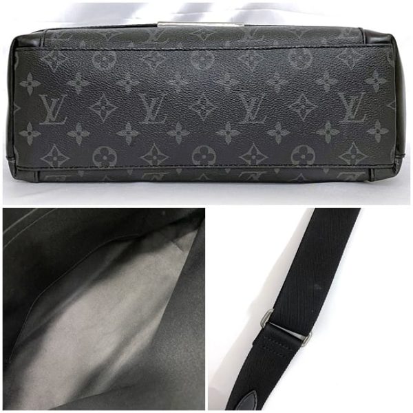 f 20385 7 Louis Vuitton Explorer MM Messenger Bag Monogram Eclipse Black