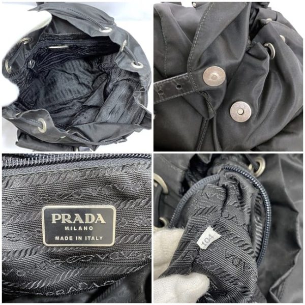 f 20417 10 Prada Rucksack Nylon Black