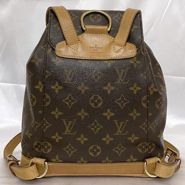 f 20472 3 Louis Vuitton Montsouris MM Backpack Monogram Brown