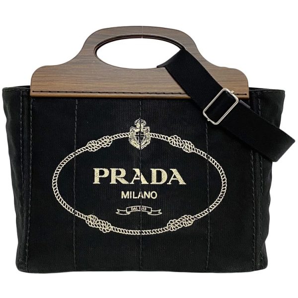 f 20479 1 Prada Canapa Tote Bag Brown