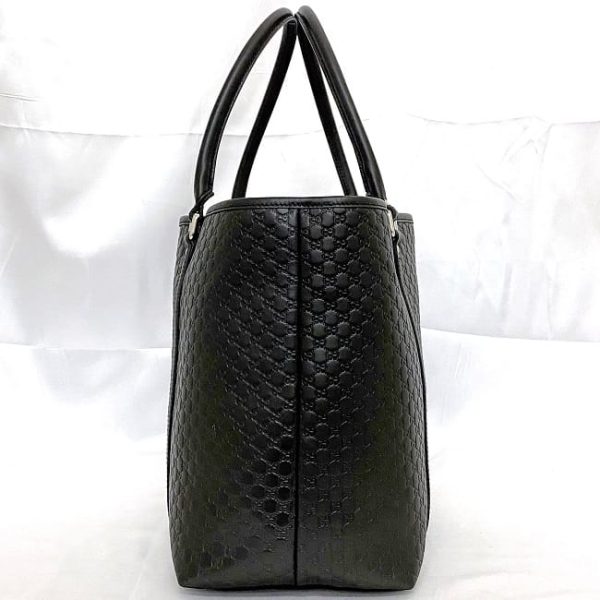 f 20512 2 Gucci Tote Bag Leather Black