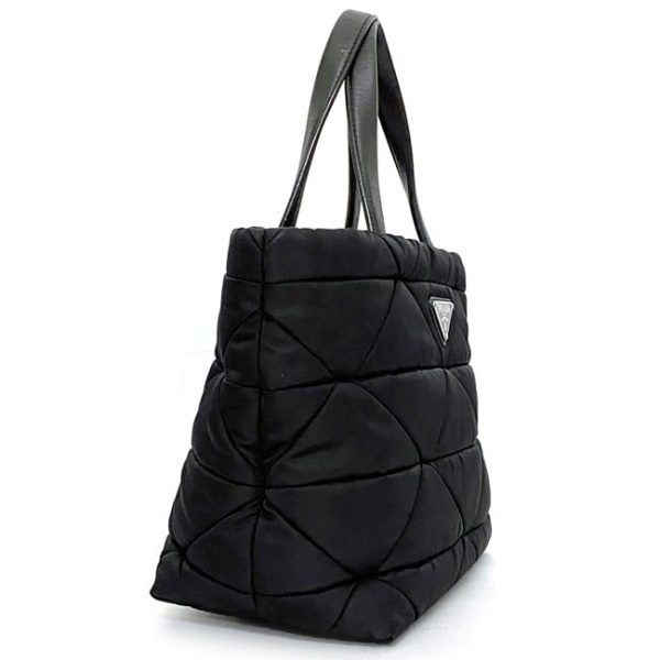 f 20524 3 Prada Renylon Fatted Tote Bag Black