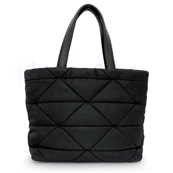 f 20524 4 Prada Renylon Fatted Tote Bag Black