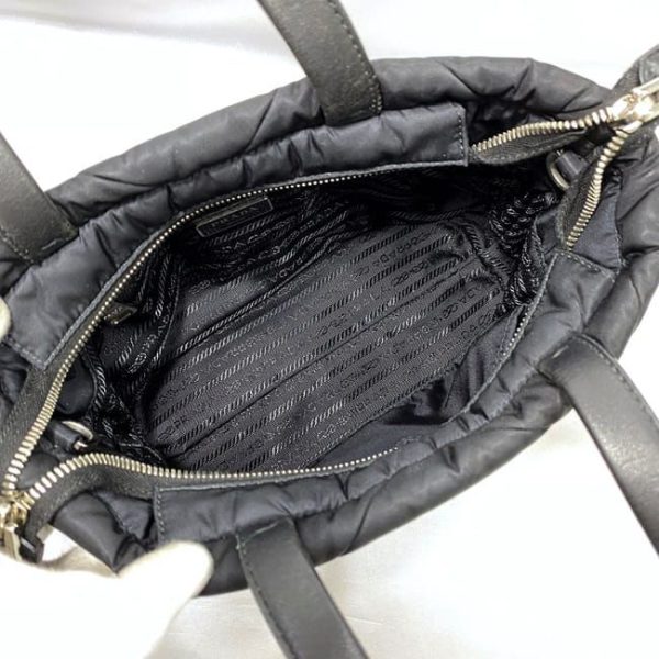 f 20524 6 Prada 2way Bag Renylon Black