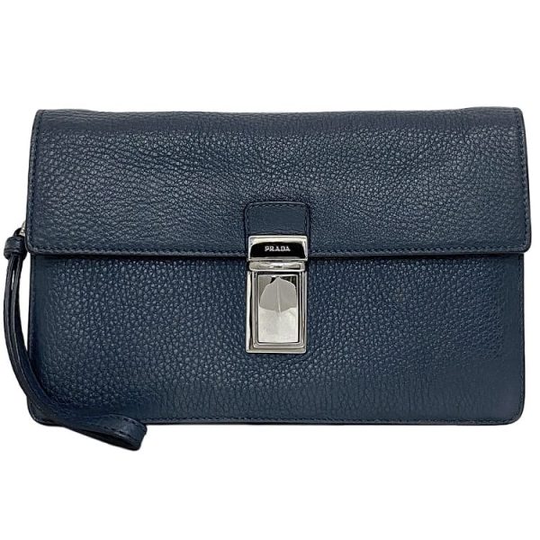 f 20558 1 Prada Saffiano Leather Blue