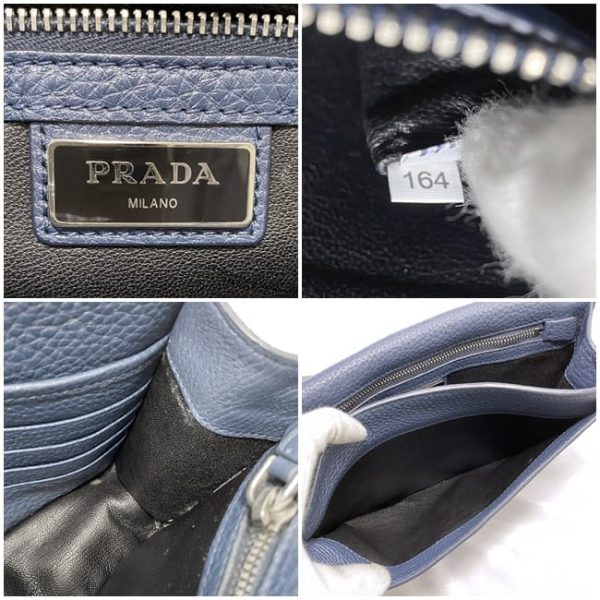 f 20558 10 Prada Saffiano Leather Blue