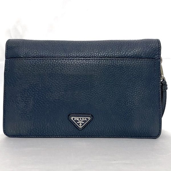 f 20558 3 Prada Saffiano Leather Blue