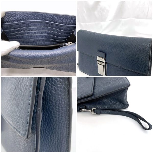 f 20558 8 Prada Saffiano Leather Blue