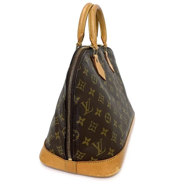 f12057 2 Louis Vuitton Alma PM Tote Bag Monogram Brown