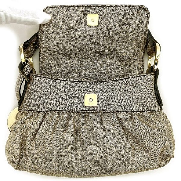 f13232 5 Fendi Mini Handbag Canvas Gold