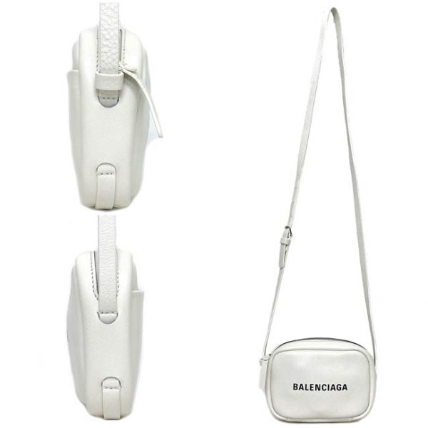 f13556 2 Balenciaga Everyday Shoulder Bag WhiteBlack