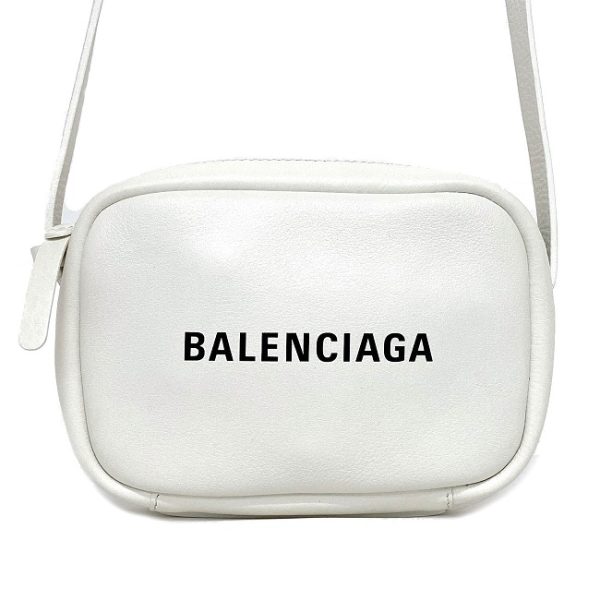 f13556 3 Balenciaga Everyday Shoulder Bag WhiteBlack