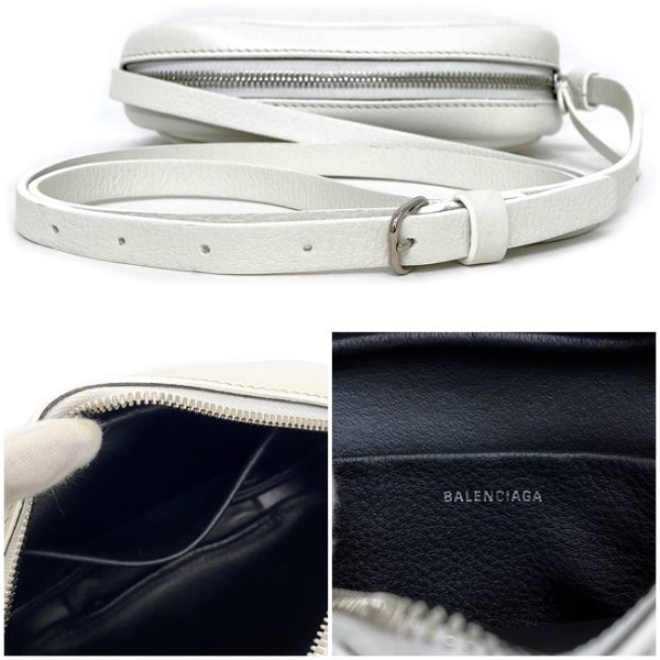 f13556 8 Balenciaga Everyday Shoulder Bag WhiteBlack