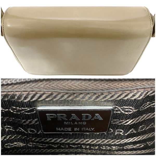 f15652 10 Prada Shoulder Bag Beige