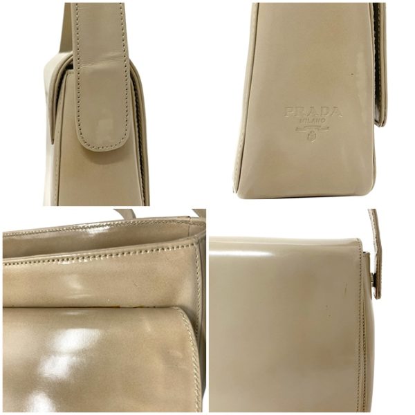 f15652 9 Prada Shoulder Bag Beige